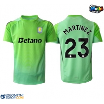 Moški Nogometni dresi Aston Villa Emiliano Martinez #23 Vratar Gostujoči 2025-26 Kratek Rokav